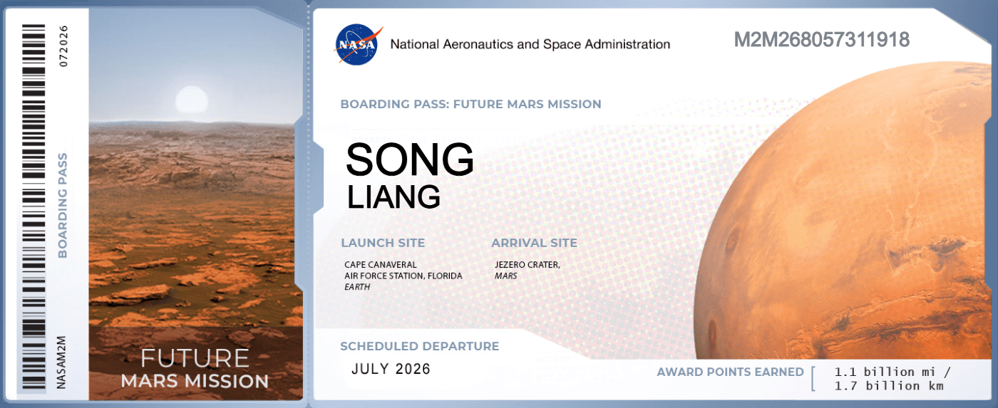 你也能领取一张 NASA 火星船票