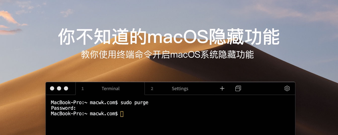 macOS终端常用命令大全
